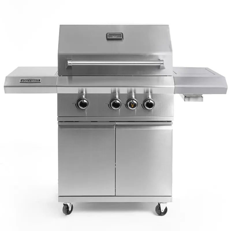 Victory 3-Burner Propane Gas Grill With Infrared Side Burner (Demonstration Purposes Only - Not For Sale)